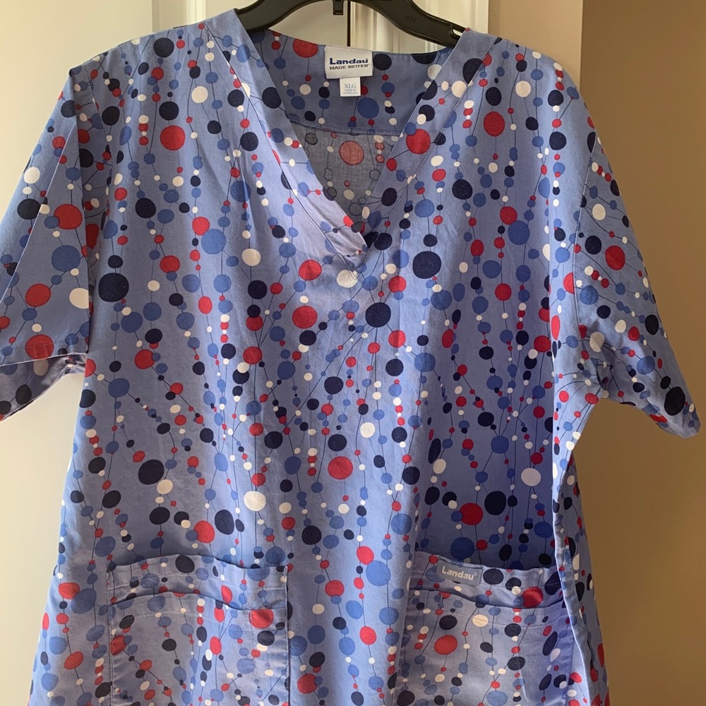 Landau scrub top